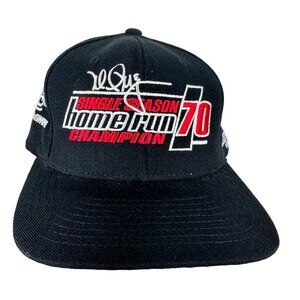 Mark McGuire Snapback Hat New Era Home Run Champion Clubhouse Cap Black
